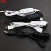 JCD 1pcs 5V Switch Power Supply Wire USB Male to 2 Core Connection Cable 501 Button ON OFF For LED Strip Lamp Bulb Light DIY