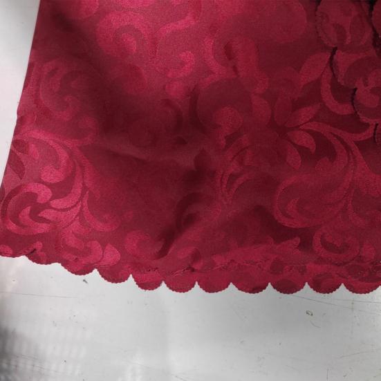 Round Tablecloth Machine Washable Neat Edges Solid Color Multiuse Round Tablecloth Protector for Home