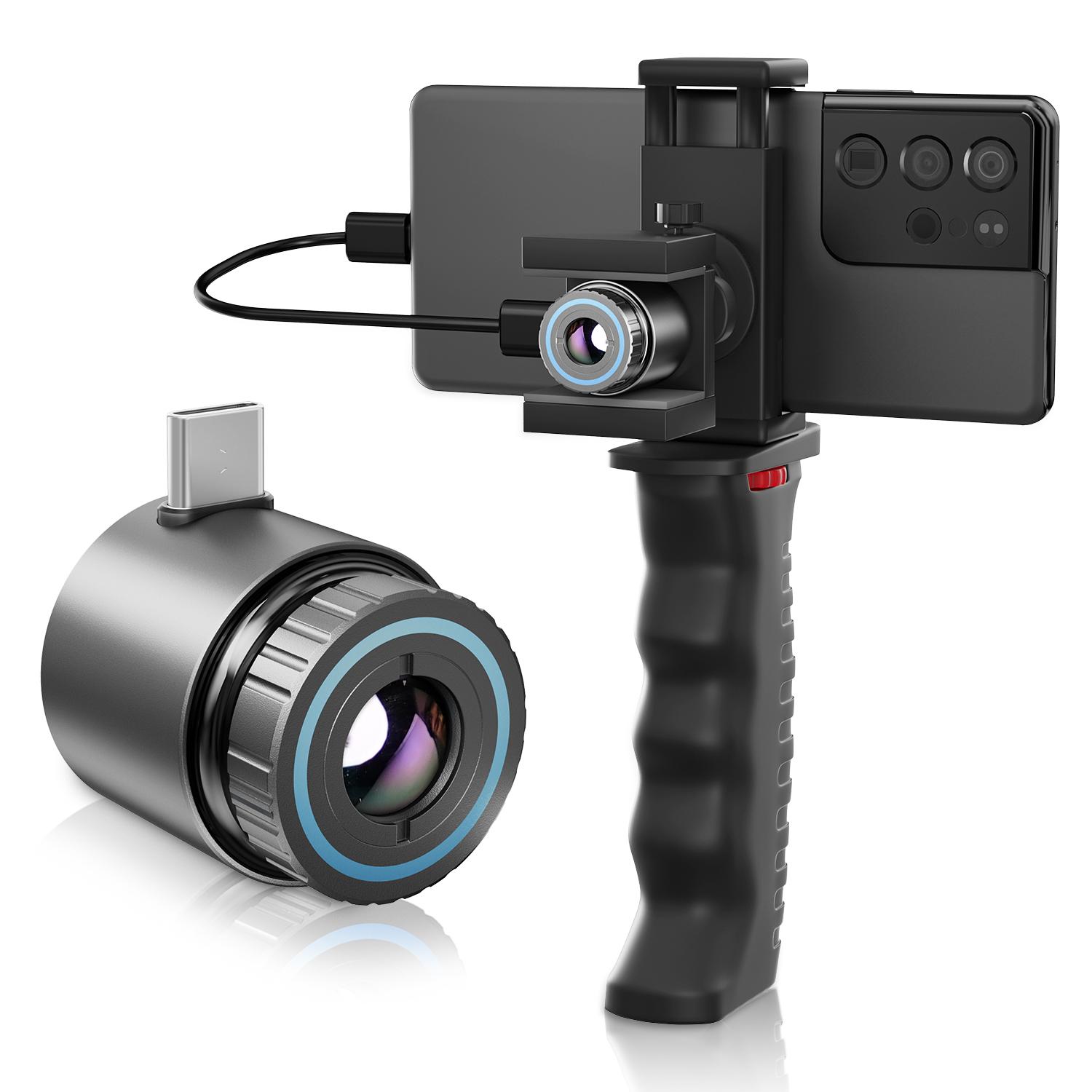 

Тепловізійний монокуляр TNV30i Android, Приціл нічного бачення для полювання для Huawei Type C, Виявляє оленя на 1579 ярдів, Тепловізійна камера для вулиці, чорний