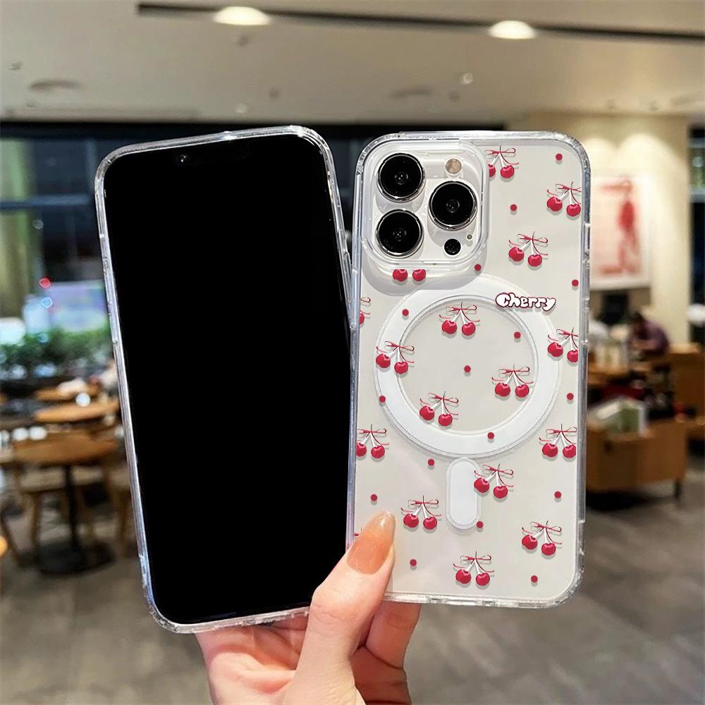 Magnetic Phone Case for iPhone 12 14 16 17 Pro 17 16 15 14 13 12 Pro Max  12 13 14 15  16 High Quality Shockproof Shell Full Protection Cute Style