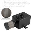Car Modified   Aluminum 2L Oil Catch Can Reservoir   with Breather Filter Black
