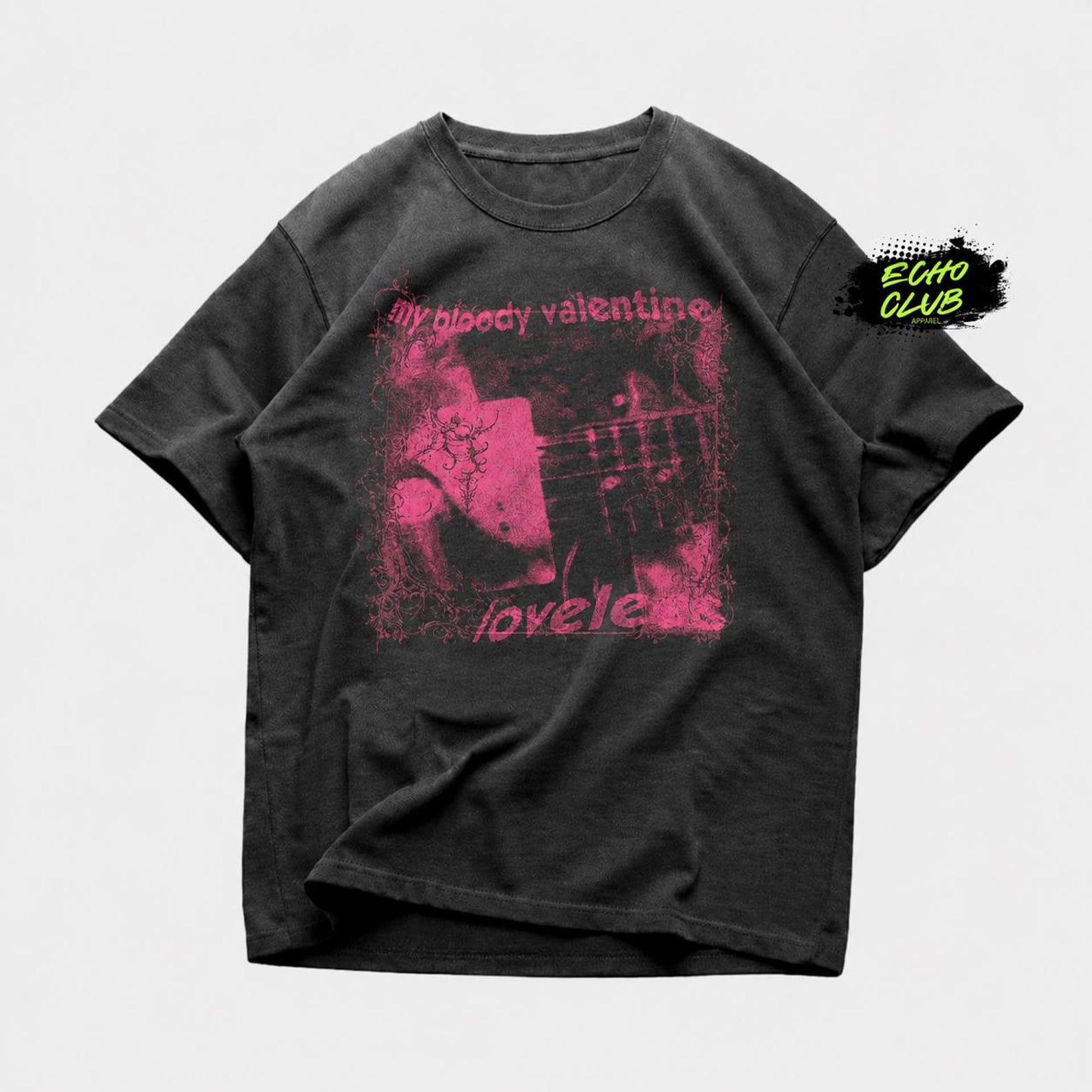 My Bloody Valentine Loveless T shirt, 90s Shoegaze Band Tee, Retro Graphic 4XL