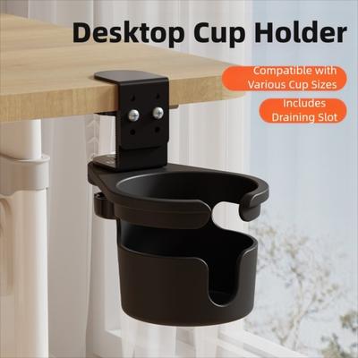 Nouveau porte-gobelet à eau rotatif pour bureau, support de rangement pour tasses à boisson, table, café, support anti-renversement pour tasse à eau