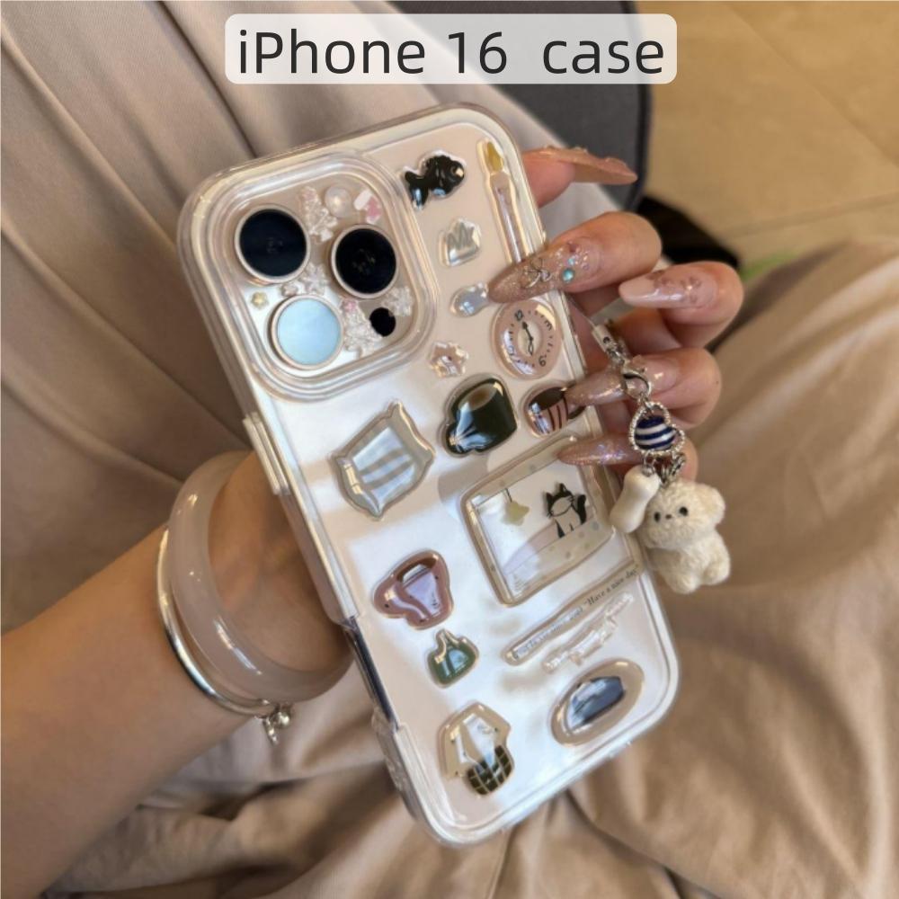 

Phone Case ClearCraft High Transparency, Thick, DIY Resin Stickers for iPhone 16/17, iPhone 16, iPhone 17