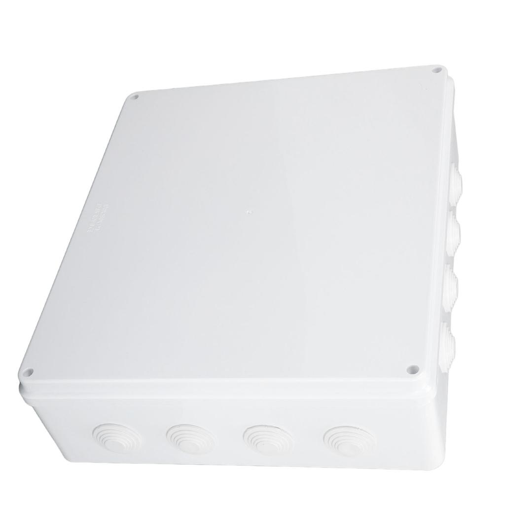 Electrical Junction Box ABS Waterproof Pre Drilled Electric Project Case for Indoor Outdoor Use 400 X 350 X 120mm