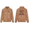 GALLERY DEPT Graffiti Letter Hooded Sweatshirt Unisex Oversized Streetwear Pullover Jacket Men Women