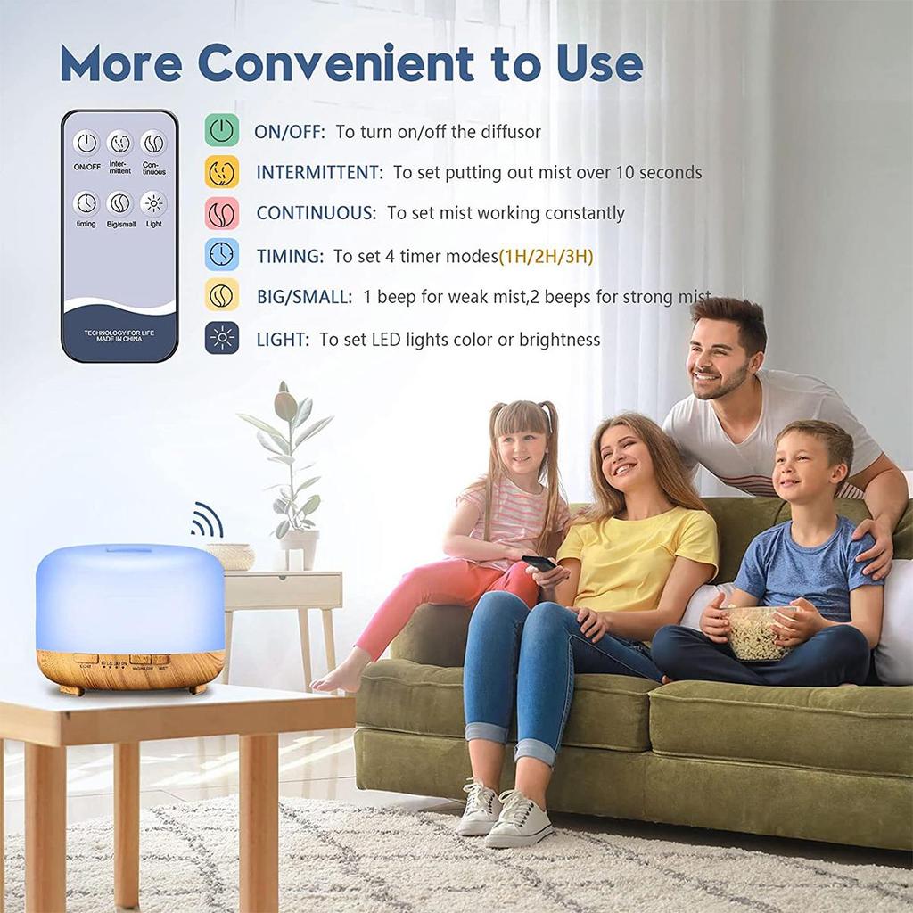 Cheap Essential Oil Diffusers, 500ml Diffusers for Essential Oils Large ...