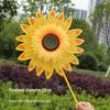 36CM Children's Seven-Color Sunflower Pinwheel Toy - Outdoor Decoration