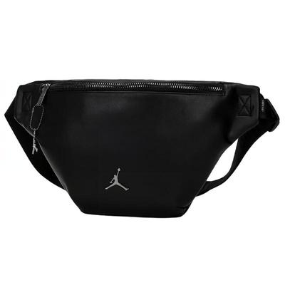Sac Bandoulière en Cuir Sac Bandoulière Sac Banane Régulier Unisexe Noir Pur Jordan JD2133038GS-001