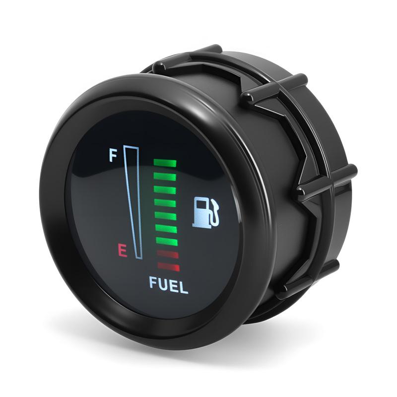 2"52mm Digital Car Fuel Level Gauge 240-33ohm Fuel Tank Meter Oil Level Gauge With LED Light For 12V Car Auto Accessories