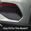 Car Styling Rear Fog Light Eyebrow Panel Decoration Cover Trim For BYD Yuan PLUS  Carbon Fiber Color Exterior Accessories