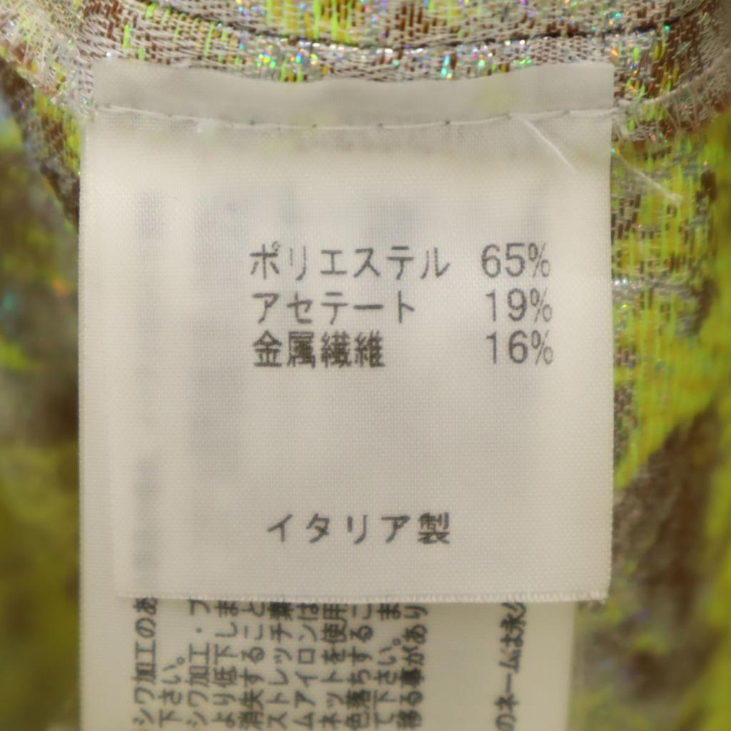 MSGM Made In Italy Short Sleeve One Piece 40 Yellow Women Used