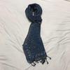 Used Stall, indigo-dyed, Sogayuzen mixed, hand-painted batik, wax-resist dyed stall