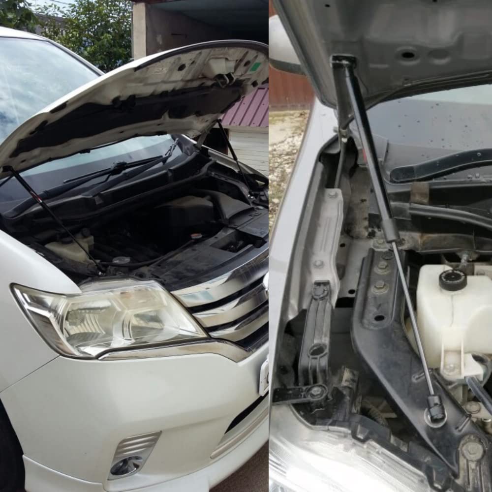 KUNSYOUKIM Bonnet Hood Damper for Nissan Serena C26 Vehicle Modification Inspection Set of 2 with Steel (4th Generation, 2010-2016), Parts, Eligible,