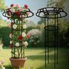 Garden Trellis Vertical All-Weather Umbrella Shape Trellis for Climbing Plants Outdoor for Vines Flowers Pea Bean Tomato