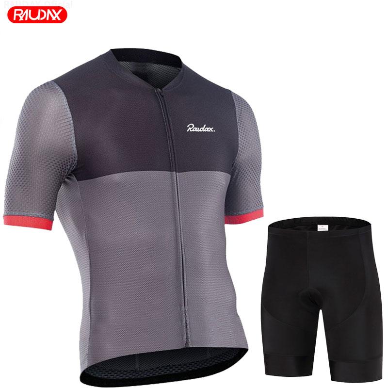 2026 Summer Breathable Cycling Suit Set Raudax Men Quick-Dry Mountain Bike Cycling Clothing Ropa Ciclismo Verano Triathlon Cycling Wear