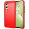 For Oppo K12x 5G (China)/OnePlus Nord CE4 Lite 5G Case Brushed TPU Phone Cover Carbon Fiber Texture