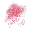 50Pcs Pink Butterflies Paperclip Cartoon Color Plating Innovative Cute Paperclips for Office Home