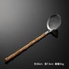 304 Stainless Steel Bamboo and Wood Handle Japanese Soup Shell Colander Mini Shovel Multi-style Mesh Colander Natural Bamboo Joint