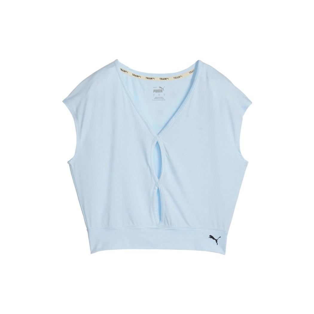 

Новые женские футболки PUMA, аквамариновые, 524637-69 S