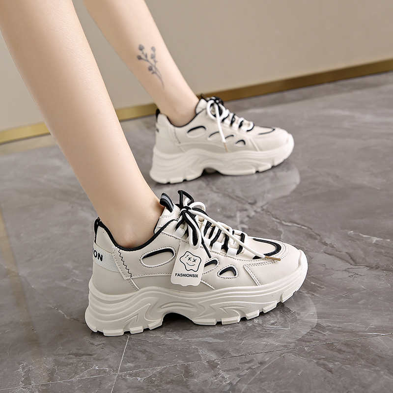 Fashion Platform Increases Height Black Sneakers Woman Woven Blue Sports Shoes Magenta Special Offers Advanced New In Sport