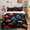 Glowing Festive Forest Dreams Bedding Sets Duvet Cover Sets Duvet Covers Pillowcases(1*Duvet Cover 2*Pillowcases Without Duvet Insert)