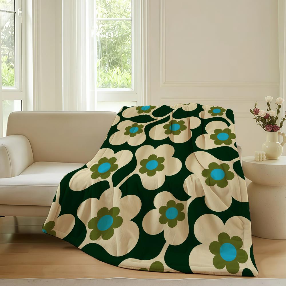 Fashion print O-Orla Ki-kely Blanket For Sofa Office Bed Plane Travel Sleep Read Relax Camping Soft And Warm