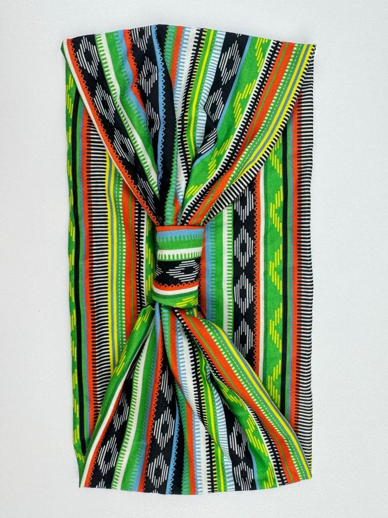 Bohemian European-American Printed Cotton Antiperspirant Yoga Headband