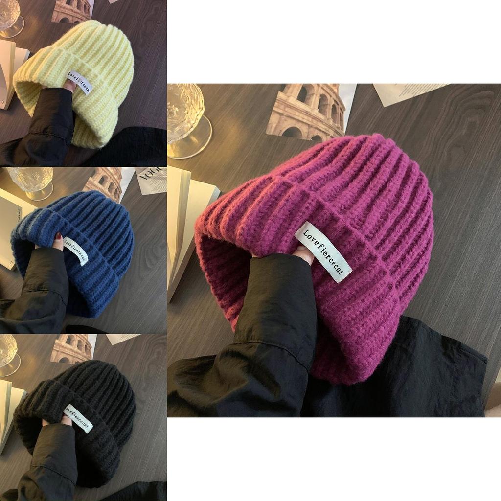 Cozy And Stylish Japanese Knit Slouchy Beanie Hat For Autumn And Winter Wear