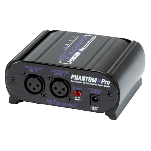 Art Pro Audio Phantom II Pro - Dual Channel Phantom Power Supply