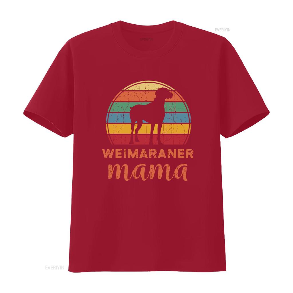 Weimaraner Mom T Shirt Pet Owner Weim Dog Lover Weimraner Mother vintage Washed Stretched Slightly Stylish Versatile Breathable
