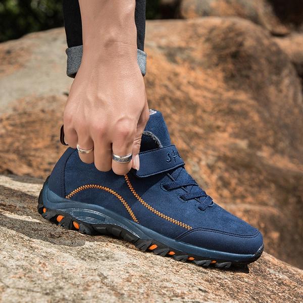 Мужские и женские зимние теплые сапоги из бархата и хлопка с нескользящей резиновой — фото 3