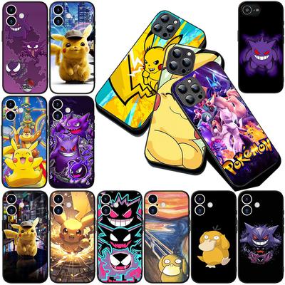 Pro Samsung Galaxy S20 S22 S21 FE Ultra Plus A07 A17 A15 A16 A25 A57 A37 Pouzdro na telefon P-Pokemons GO Gengar P-Pikachus Psyduck