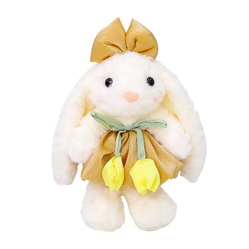Plush Rabbit Toy With Short Plush Material For Girls Gift And Collection