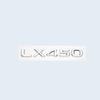 Suitable For Lexus Series LX450 LX470 LX570 Chrome Silver Letters Number Emblem Car Rear Bumper Tail Door Trunk Badge StickerBD8 