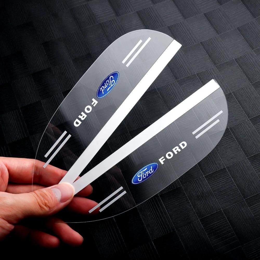 2pcs Car Side Rear View Mirror Rain Eyebrow Visor Auto Accessories For Ford Focus mk2 3 Mustang Ranger Fusion Mondeo mk4 Kuga Ka