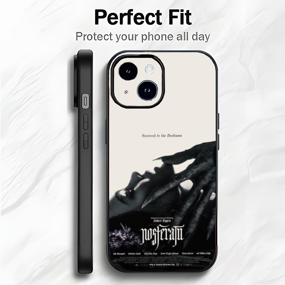 Klassisk Gyserfilm N-Nosferatu Telefoncover Telefoncover Blød Emballage Letvægt Til iPhone17 16 15 14 13ProMax