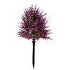 Artificial Lavender Topiary Ball Tree UV Resistant Fake Lavender Shrub Bushes with Stake Realistic Fake Plants for Home Wedding Patio