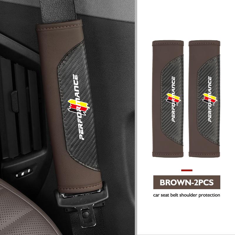

Car Leather Safety Seat Belt Shoulder Cover Protection Accessories For BMW E30 E34 E36 E39 E46 E52 E53 E60 E61 E62 E70 E71 E83