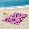 Emilia Mernes y2k Elemente Strandtuch Weiche Mikrofaser Schnelltrocknend Saugfähig Schnelle Handtücher Zum Schwimmen