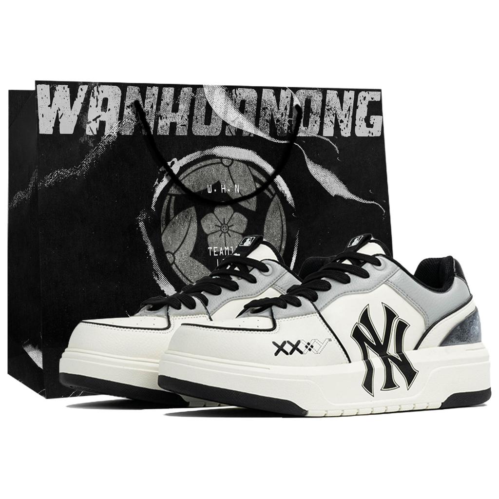 MLB Chunky Liner Kaleidoscope, Gray, Shopping Bag Slip Resistant Abrasion Resistant Low top Skateboard Shoes Unisex 3ASXCA12N-50WHS(Team1023-BOX)
