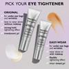 Instant Eye Tightener Cream for Under Eye Bags & Wrinkles 20ml Fast Absorbing Eye Cream Quick Lift Temporary Firming Treatment with Cooling Brush