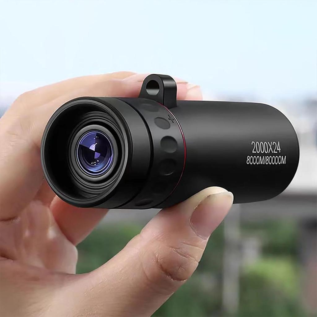 2000x24 HD Monocular Telescope Mini Portable Mobile Phone Telescope Outdoor Camping Hunting Birdwatching Telescopes