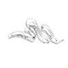 Trendy Metallic Pearl Shark Clip - Large Size, Versatile Hair Accessory