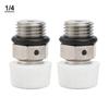 1/8" 1/4" 3/8" 1/2" 3/4" Chauffage Radiateur Ventilation Filetage Mâle Argenté Nickelé air Accessoires de Plomberie