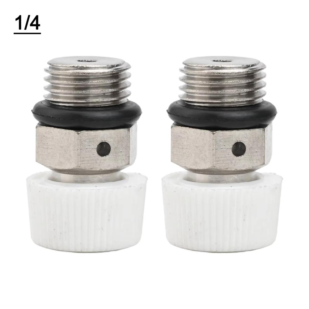 1/8" 1/4" 3/8" 1/2" 3/4" Chauffage Radiateur Ventilation Filetage Mâle Argenté Nickelé air Accessoires de Plomberie