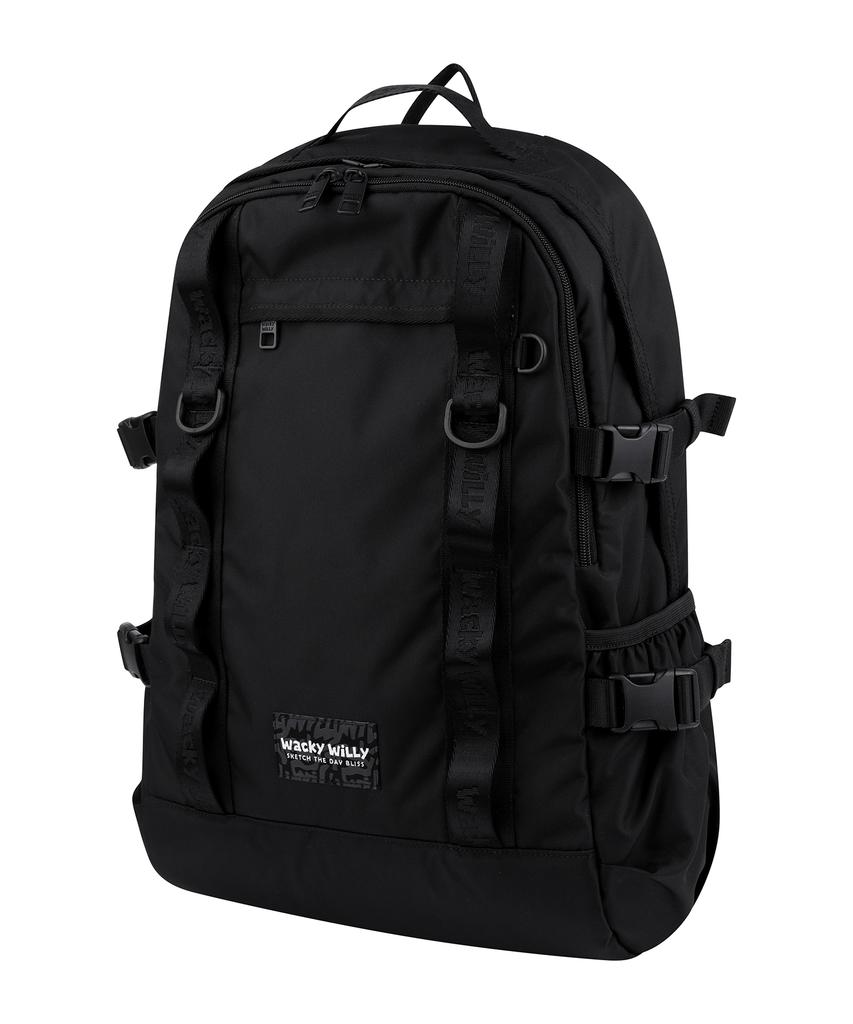 Wacky Willy Cordura Webbing Backpack Black