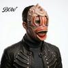 Realistic Grimace Mask Halloween Horror Mask, with Hollow Fangs, Lightweight Breathable Creepy Fangs PU Foam for Party Cosplay Costume Props