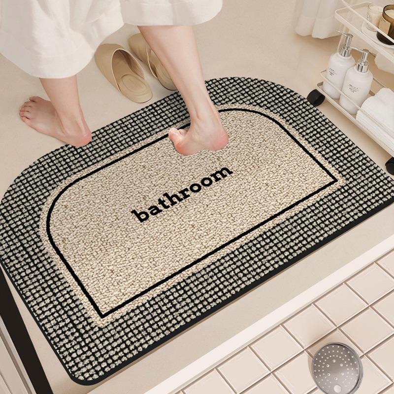 Tapete de Chão para Banheiro Absorvente e Antiderrapante Tapete de Porta Acessórios para Casa