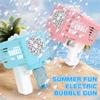 Fully Automatic Bubble Toy Dinosaur Light Bubble Gun Outdoor Parent-child Interaction Wedding Without Battery Bubble Water